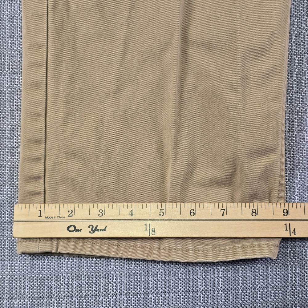 Polo Ralph Lauren 650 Straight Leg Pants Mens 36x34 Sand 5-Pocket Twill Classic - Picture 14 of 16